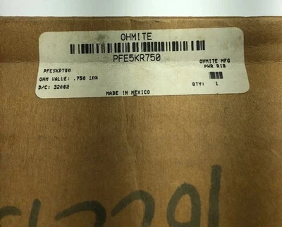 NEW OHMITE PFE5KR750
