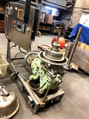 Westfalia SB 7-06-076 clarifier centrifuge, 316SS.