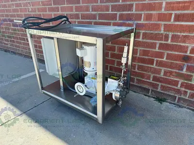 USED BRAN + LUEBBE N-K31 METERING PUMP W/ CONTROLLER, BALDOR 1.5 HP MOTOR