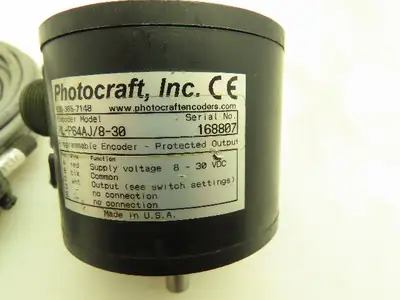 Photocraft RL-P64AJ/8-30 Incremental Shaft Encoder 8-30VDC