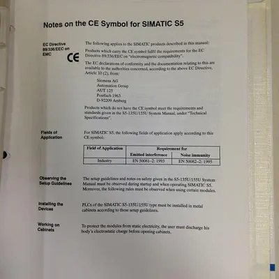USED SIEMENS 6ES5 998-0SH21