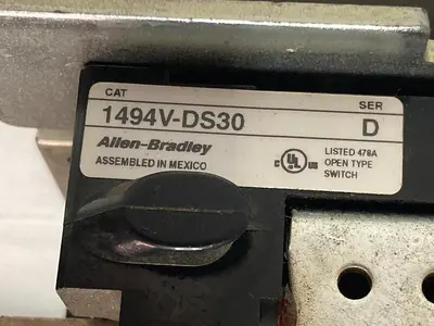 Used ALLEN BRADLEY 1494V-DS30 Miscellaneous Equipment (Electrical & Power) | Surplus Asset Holdings #1195994
