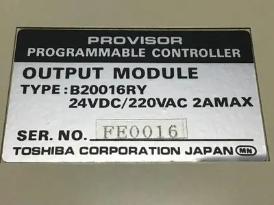 USED TOSHIBA B20016RY