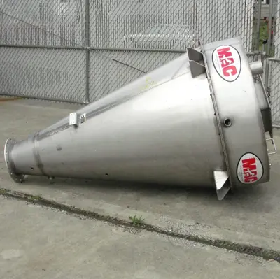 SPC7002  Bin Hopper Silo 35 cu.ft., bulk storage bin, Stainless Steel