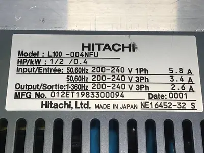 USED HITACHI L100-004NFU