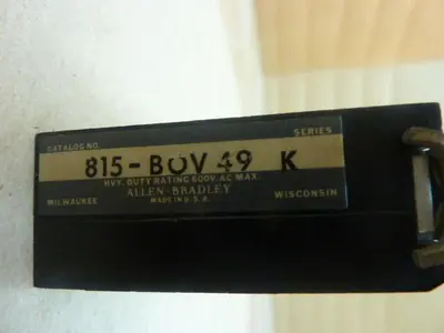 USED ALLEN BRADLEY 815-BOV49 SER K