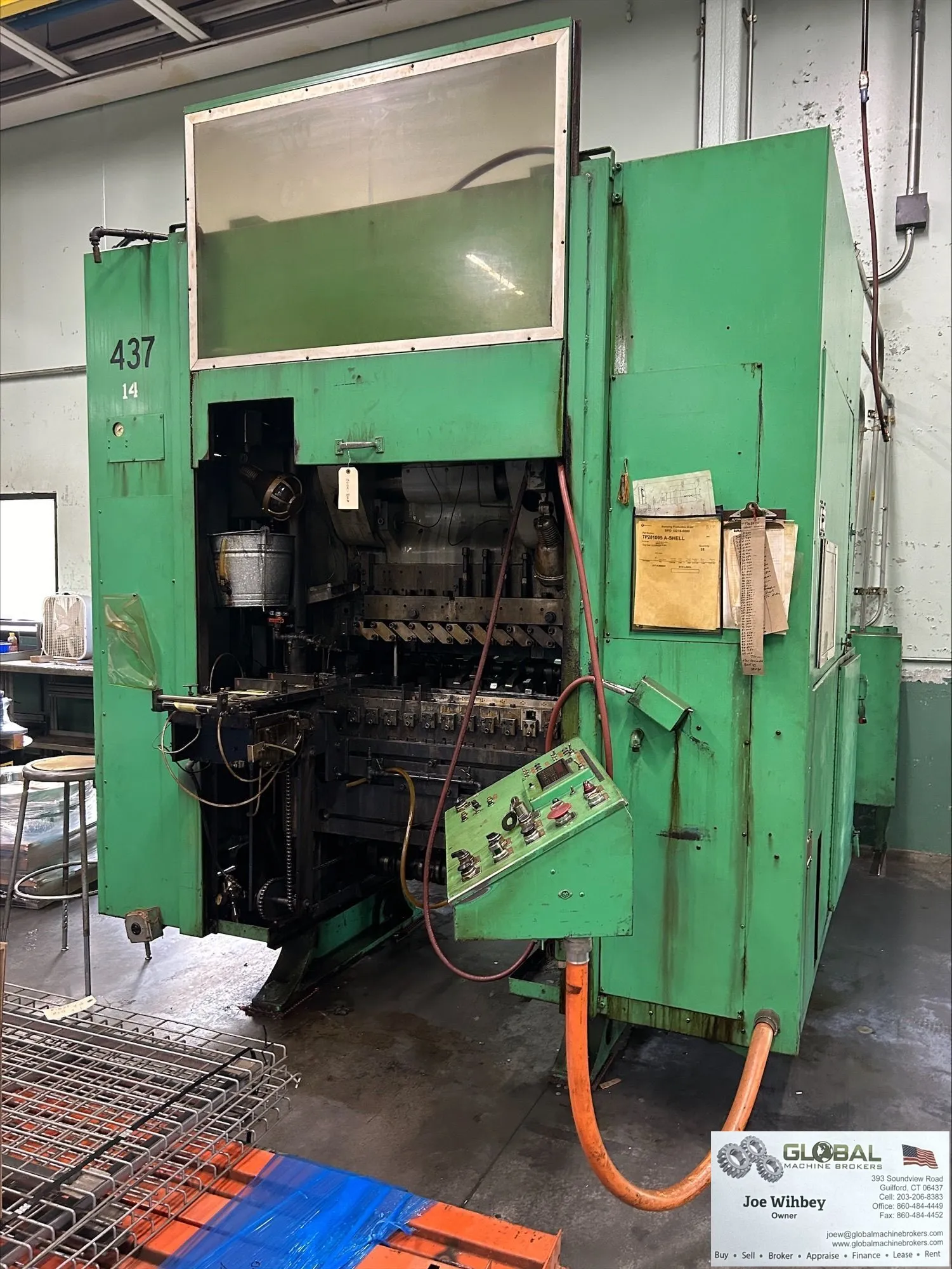 U.S Baird 4L37 Transfer Press With 5" Stroke 12 Station