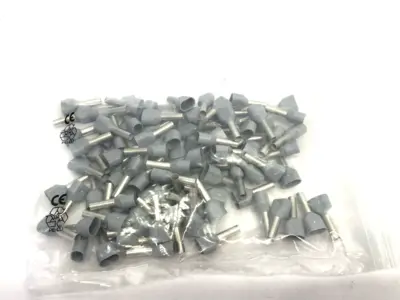 New | in-Stock Altech Insulated Twin Ferrule H2x4.00/12, Dual Wire 100-PACK Terminal Blocks Michigan US | Maverick Industrial Sales #1390887