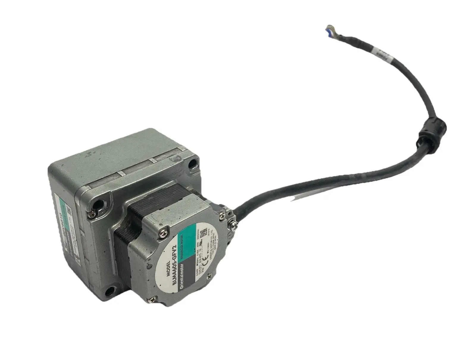 USED ORIENTAL MOTOR ORIENTAL MOTOR BLM460S-GFV2 BRUSHLESS MOTOR 3000RPM 60W GFV4G10 G