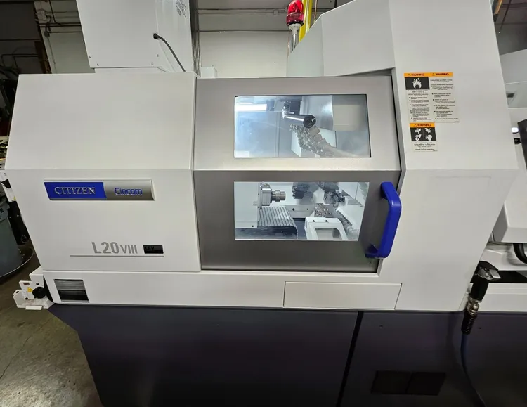 Used 2022 CITIZEN L20E VIII 2M8 LFV Swiss Type Automatic Screw Machines Ohio US | UniversalAutomatics.com #184799