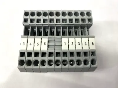 USED WAGO TERMINAL BLOCK 2-CONDUCTOR LOT OF 11