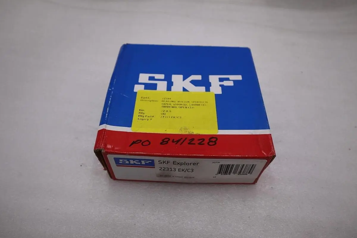 SKF 22313 EK/C3 SPHERICAL ROLLER BEARING 65x140x48mm NEW UNIT STOCK 1559CC