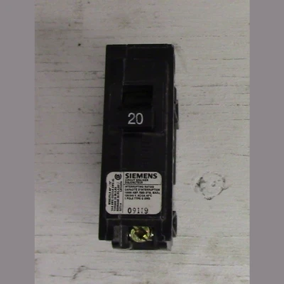 Siemens 1 Pole 20 Amp Push-in Breaker