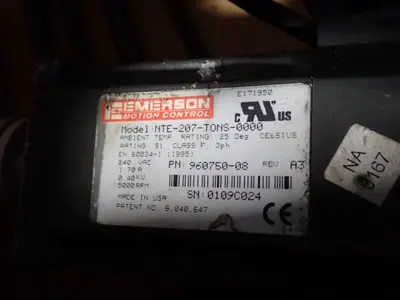 Emerson, Sti, Control Techniques Servo Motors, Safety Switch
