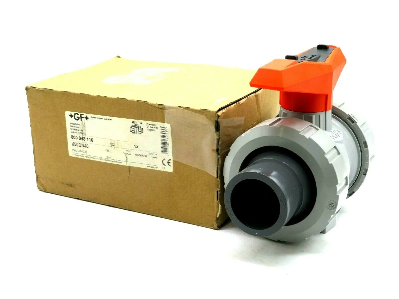 NEW GEORG FISCHER 800 048 116 BALL VALVE D50DN40 TYPE 546 800048116