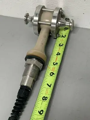 USED YOKOGAWA STAINLESS STEEL FLOW METER W/ 1" SANITARY FITTINGS