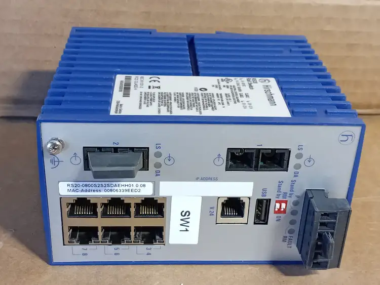 Used HIRSCHMANN RS20-0800S2S2SDAEHH01.0.08 Switchgears British Columbia CA | Lenmark #1432397
