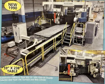 1990 SUMITOMO-SHIBAURA KPL-1550- OG Way or Reciprocating Table Grinders | Star Equipment Co., Inc. (36)