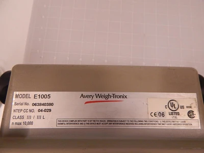 Used AVERY WEIGH TRONIX _UNKNOWN_ CNC & N/C Controls | OCO Industrial #1623587