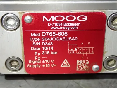 USED PERFECTION SERVO/MOOG D765606