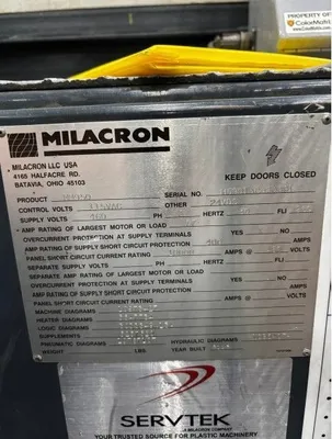 Used 2012 CINCINNATI MILACRON MM950-232 Injection Molding Machines California US | Machinery Network #1455614