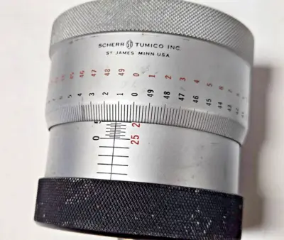 2 Scherr Tumico Micrometer Heads for XY Optical Measuring