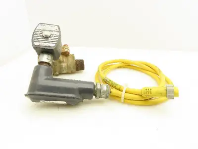 Asco Red Hat II EF8210G014 Brass Solenoid Valve 2-Way 1" NPT 120V Normally Open