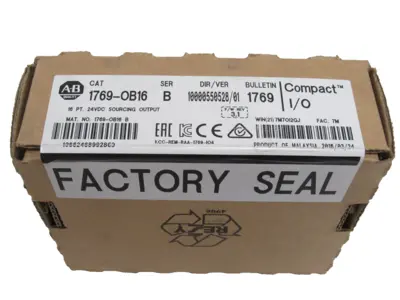 ALLEN BRADLEY 1769-OB16 I/O MODULE SER.B 1769OB16 NEW SEALED SURPLUS