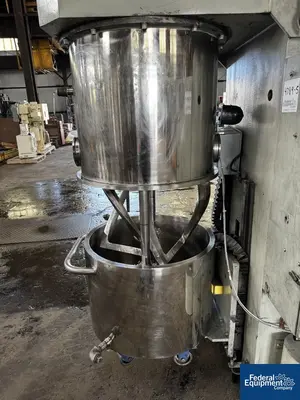 USED Guangzhou Hongyun Machinery 100 Liter Guangzhou Hongyun Machinery Double Planetary Mixer, Model HY-DLH100L, S/S