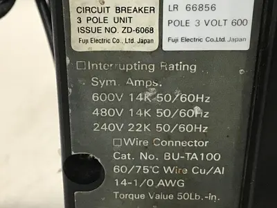 USED FUJI ELECTRIC BU-ESB3070
