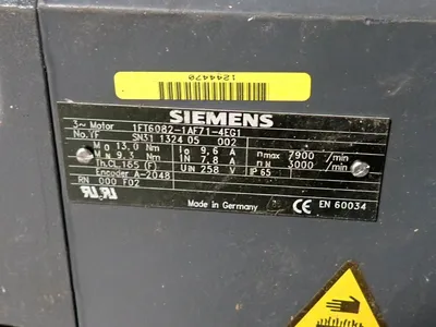 USED SIEMENS 1FT60821AF714EG1