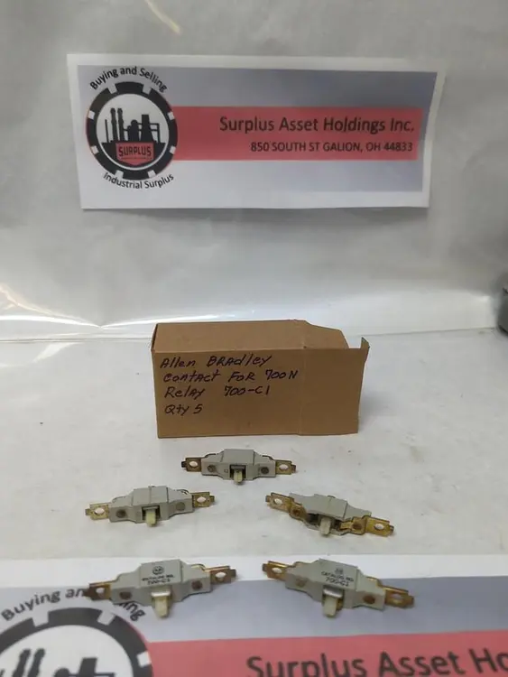 Used ALLEN-BRADLEY 700-C1 Miscellaneous Equipment (Electrical & Power) | Surplus Asset Holdings #1199876