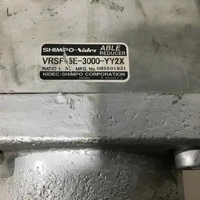 Yaskawa Electric SGMSS-30A2A21-Y3 AC Servo Motor 200V with Shimpo Nidec Reducer
