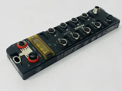 NEW KEYENCE 8-PORT MULTI-PROTOCOL COMPATIBLE IO-LINK MASTER MODULE