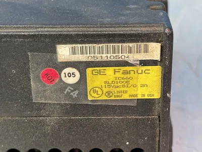 Used GE FANUC IC660ELD100E PLC Input & Output Ohio US | HGR 24 #1125761