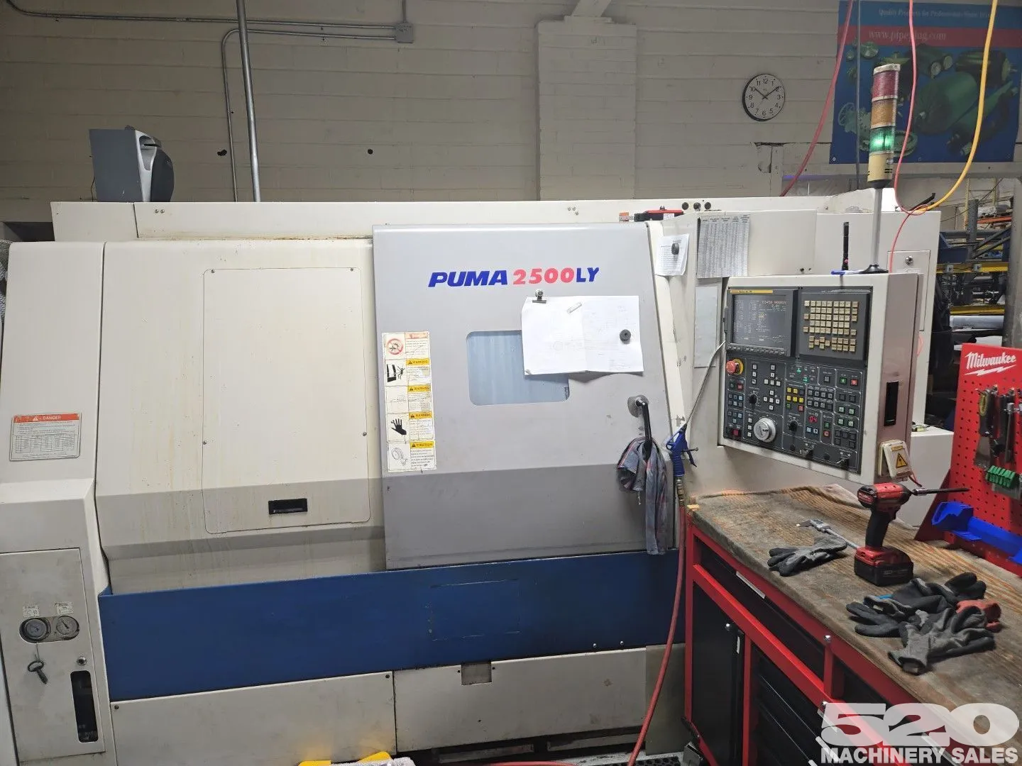 2006 DOOSAN PUMA 2500 LY CNC Turning Center W/ "Y" Axis Live Tooling and Tailstock