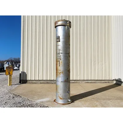 Used Ametek Whitlock 24" Dia X 10'-6" Chlorine / Helium Gas Vaporizer Exchanger