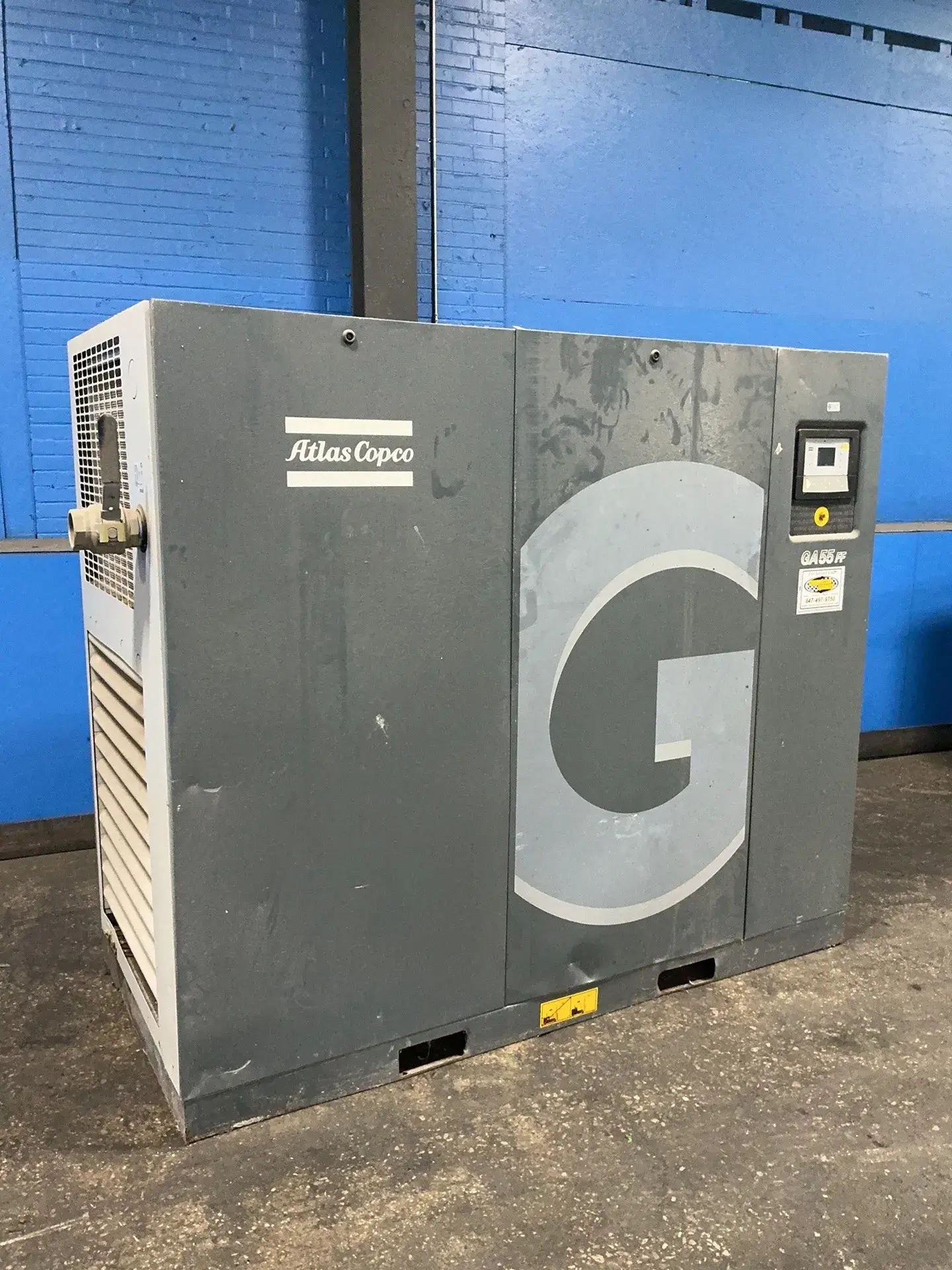 Used 2014 ATLAS COPCO GA55 FF Rotary Screw & Sliding Vane Air Compressors Ohio US | HGR 24 #1516989