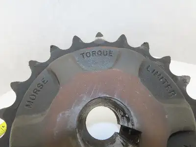 Morse 700-A Torque Limiter #100 Roller Chain Sprocket 22T 1.25" Pitch 2" Bore