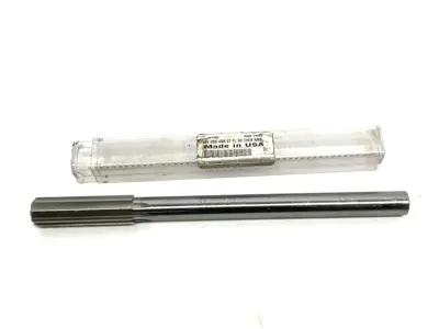 USED YANKEE REAMER HSS CHUCKING REAMER 8-FLUTES 9-1/2" OAL