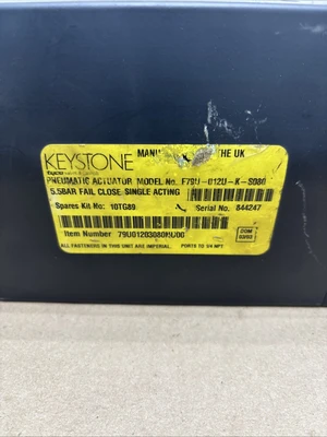 Used Keystone F79U-012U Valves/Fittings Indiana US | J&J Industrial Supply #1567553