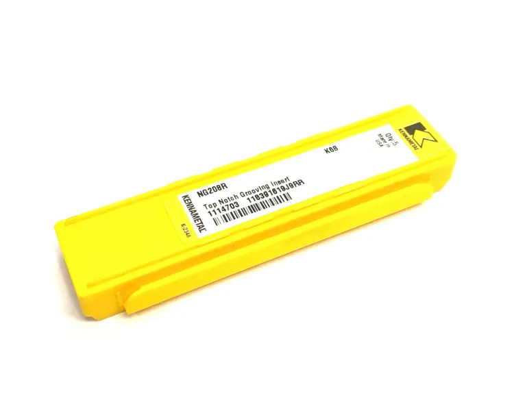 New | in-Stock Kennametal Top Notch™ Groove and Turn Insert Flat Top NG208R Indexable Insert Michigan US | Maverick Industrial Sales #1402288