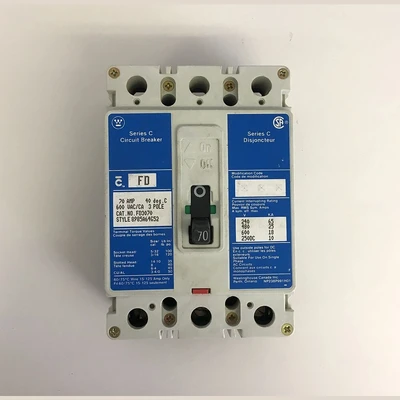 Westinghouse 3 Pole 70 Amp FD Breaker