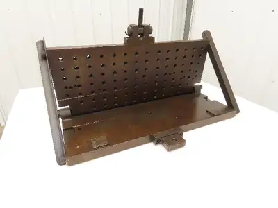 CNC Milling Machine Fixture Table 29.75"x11.75" Flip Up Threaded Jig Plate