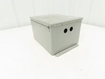 Hoffman A-10086CH Electrical Enclosure JIC Switch Panel Box 10x8x6" Wall Mount