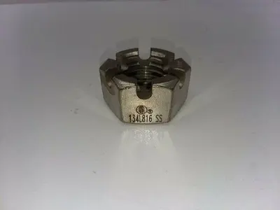Angelus Can Seamer 134L816 SS Slotted Stainless Steel Nut Lot Of 3 Nuts