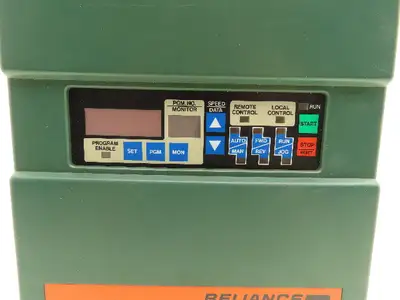 Reliance Electric 2GU41007 AC V-S Drive GP-2000 VFD 8.8KVA 7.5Hp Motor 460V 3Ph