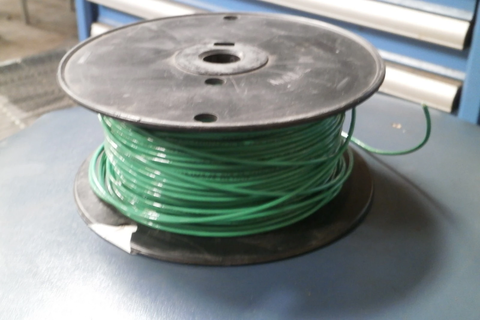 NEW FIXTURE WIRE 18 GREEN STRANDED COPPER 600 V