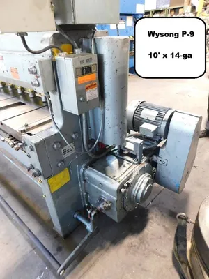 WYSONG 1410 Power Squaring Shears (Gauge) | THREE RIVERS MACHINERY (2)