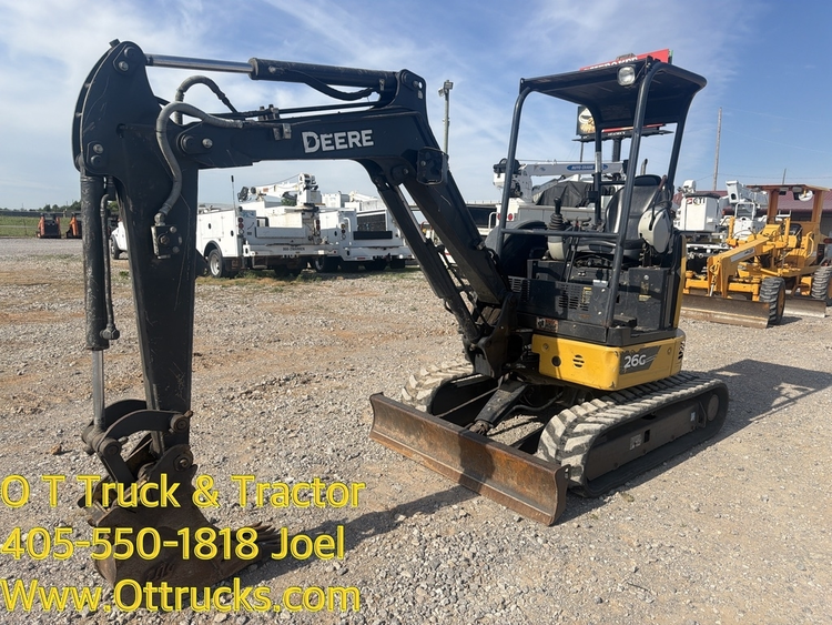 Used 2021 JOHN DEERE 26G Excavators Oklahoma US | OT Truck & Tractor Sales #1383486